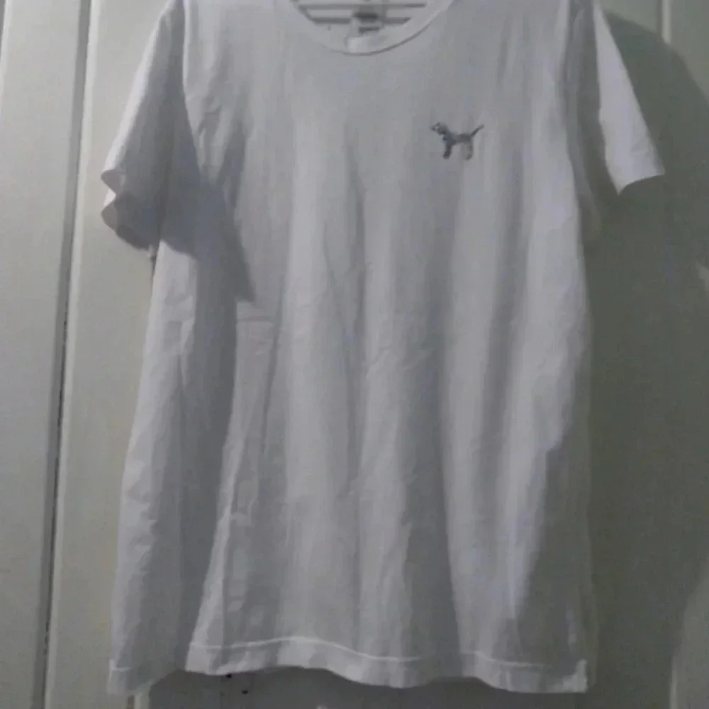 VS PINK bling dog tee-medium EUC - Picture 3 of 6